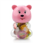Halal Snack Frugt Jelly i Mini Pink Bear krukker